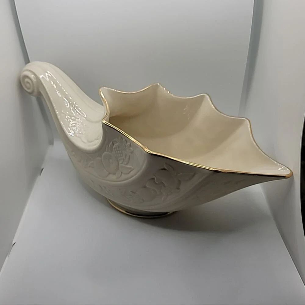 LENOX China Fruits Of Life Cornucopia Large 14